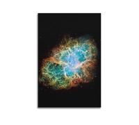 CENGLIS Poster de constellation nébuleuse du crabe en Taureau - Impression sur toile - Décoration murale moderne - Sans cadre - 40 x 60 cm