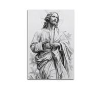 CENGLIS Poster de croquis de robes de Jésus - Impression sur toile - Décoration murale moderne - 20 x 30 cm - Style sans cadre