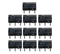 CENGPXGH Interrupteur d'origine D2FC-F-K point bleu 3 broches 50 m clics, B | Lot de 2 micro-interrupteurs à bouton souple d'origine 50 m Bleu point 3 broches 0,74 N 7 N Durée de vie