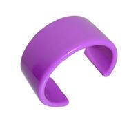 Cenifin Bijoux de fête indiens tendance, colorés, résistants, en résine acrylique, grands bracelets ouverts pour femme, accessoires de fête, taille unique, comme décrit