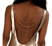 Cenifin Chaîne pour chaîne d ' épaule Multicouche Collier de Bijoux de Corps pour événement spécial et Usage Quotidien Collier de à la Mode
