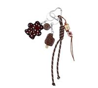 Cenifin Corde tressée Pendentif de sac Porte-clés Accessoires décoratifs à la mode pour sacs à main sac à dos décorations cadeaux esthétiques corde tressée pendentif, Q1734 2