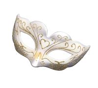 Cenifin Luxueuse fille Demi-couverture du visage vénitien Carnaval Paillettes Eyemask pour mascarade soirée bal et fête à thème Costume de carnaval vénitien