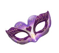 Cenifin Luxueuse fille Demi-couverture du visage vénitien Carnaval Paillettes Eyemask pour mascarade soirée bal et fête à thème Costume de carnaval vénitien