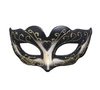 Cenifin Luxueuse fille Demi-couverture du visage vénitien Carnaval Paillettes Eyemask pour mascarade soirée bal et fête à thème Costume de carnaval vénitien