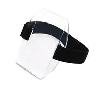 Cenifin Porte-badge Bracelet avec étui de carte de ceinture réglable Nom en plastique Porte-badge pour travail Passeport Universel, Étiquette Nom Étiquette Personnalisée Taille