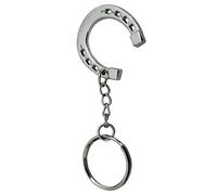 Cenifin Porte-clés tendance en argent robuste Snaffle Bit Design pour les amateurs de chevaux Décoration Pendentif de sac élégant, Argent (Silver), taille unique