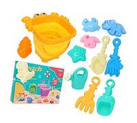 Cenifin Seau à sable pliable châteaux de sable pour enfants avec moules à pelle pour jeux d'eau en plein air Kit de jeu essentiel avec moisissure