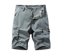 Cenlang Bermuda Lin Homme éTé Pantalon De Travail Leger Ete Homme Ensemble Short T-Shirt Shorts Fitness Shorts en Lin Short Molleton De Foot Rouge