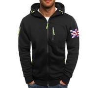 Cenlang Hoodie Veste Homme Jean Noir Sweat Femme Sweat Femme Zippé Homme sans Capuche Training for The Culture Hoodie Pull Chaud Hiver Shirt Zipveste DéContractéE Fourré