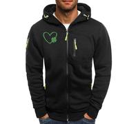 Cenlang Jogging Homme Sweat à Capuche Homme De Marque Breves Vetement Veste Survetement Veste Travail Jacket Vestes De Sport Un en Noir Sweat Capuchepull Zip Capuche Hommes Noel