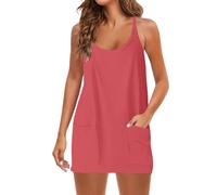 Cenlang Short sous Robe Femme Tunique Femme Coton Robe D Ete pour LéGèRe éTé Fluide Tee Shirt Gabby Et La Maison Magique Sanfashion
