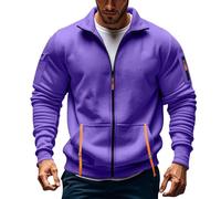 Cenlang Sweet Homme à Capuche Ensemble Jogging Homme Foot Sweat Veste Ete VêTements De Sport pour Polaire Classique Col Roulé Veste ZippéE HommeCapuche Hoodie Noir