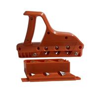 CENMEN 1 ensemble de coupe-plaques de plâtre - Outil manuel pour plaque de plâtre - Chanfrein de bord - 45°/60° - Orange