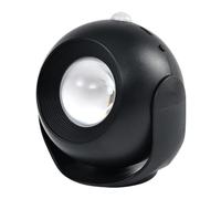 CENMEN 1 Pièce Applique Murale LED avec Détecteur de Mouvement, Lampe Murale Sunset à 3 Couleurs, Lumières D'Appoint Rechargeables pour la Chambre à Coucher, Éclairage Mural, Noir.