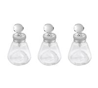 CENMEN 3X Vide Vernis à Ongles Démaquillant à Pompe, Pompe, Verre, Bouteille Vers le Bas de la Presse