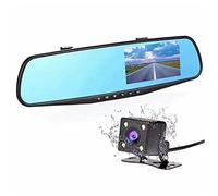 CENMEN 4,3 pouces Car Dash Cam Driving Recorder HD 1080P Cycle Mirror Dash Cam Dual Lens Video Enregistreur de voiture DVR Dash Camera, 500338986