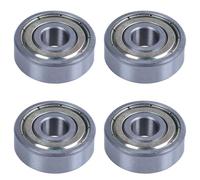 CENMEN 4 Pièces 8 X 24 X 8 mm MéTal Blindé Rainure Profonde Miniature Roulement à Billes en MéTal 628Z