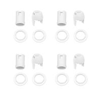 CENMEN 4X Vis à Coque En Plastique de Type Douille E14 Ampoule Douille AC 250V 2A