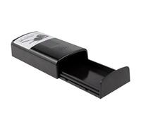 CENMEN Boîte de rangement magnétique noire pour clés de voiture, camion, maison, bureau, voyage, facile à utiliser