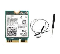 CENMEN Carte WiFi WiFi 7 BE200 BE200NGW+2PCS Antenne BT 5.4 802.11AX Adaptateur réseau sans Tribande M.2 NGFF pour Win10/11