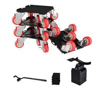 CENMEN Chariot de meubles, ensemble de déménagement de meubles, élévateur de meubles avec roues universelles pivotantes, chariot de déménagement de meubles en acier au carbone