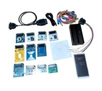 CENMEN Ensemble complet d'outils de réparation automobile Iprog+ Plus 12 adaptateurs V85 Iprog 777 Outil de programmation de clé de voiture prend en charge IMMO+KM jusqu'en 2020