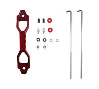 CENMEN Ensemble de maintien de batterie robuste, support de fixation de batterie avec support d'arrimage de batterie en aluminium et boulons en J