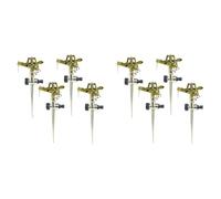 CENMEN ForArea Lot de 8 arroseurs à pulsation avec buse en laiton robuste pour pelouse, terrasse, jardin
