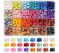 CENMEN Kit de 600 perles de cire en métal pour sceaux de cire pour sceaux de cire