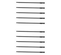CENMEN Lot de 10 embouts de tournevis magnétiques Torx T20 de 1/4" - Longueur : 150 mm