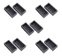 CENMEN Lot de 10 moules à lingots en 1 kg pour fonte, fonte, raffinage, argent, métal, aluminium, cuivre et laiton