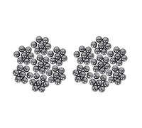 CENMEN Lot de 100 roulements à billes en acier de 10 mm de diamètre pour moyeux de vélo