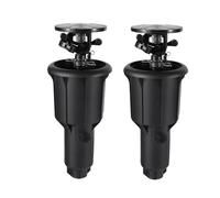 CENMEN Lot de 2 arroseurs intégrés de 1,27 cm et 1,9 cm haute pression d'eau rotatifs à 360 degrés