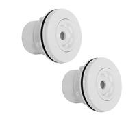 CENMEN Lot de 2 buses de piscine extérieure rotatives à 360 degrés - Buse de massage de l'eau