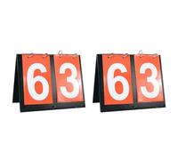 CENMEN Lot de 2 compteurs de points de 0 à 9 par set - Sur le filet et portable - Tennis basket-ball volley-ball - Table de tennis