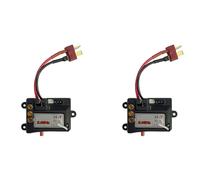 CENMEN Lot de 2 contrôleurs de vitesse électroniques ESC QZJ06 pour Xinlehong Q901 Q902 Q903 1/16 RC Pièces de rechange pour voiture