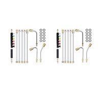 CENMEN Lot de 2 rallonges pour nettoyeur haute pression - avec embouts de buse, connexion rapide de 6,35 mm, pour anneau anti-fuite 4000 psi