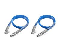 CENMEN Lot de 2 tuyaux d'extension de peinture sans air de 1,2 m, tuyau de fouet de peinture à pression de 1,9 cm, tube étendu de peinture murale 3000 psi