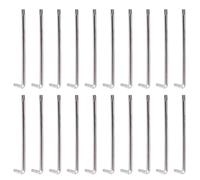 CENMEN Lot de 20 clés Torx en forme d'étoile à bras long - Argenté - T25 - 100 mm