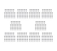 CENMEN Lot de 200 manchons de protection en acier inoxydable T316 pour kit de balustrade de câbles de 0,3 cm, 5/32 cm, 3/16", poteaux en bois, balustrade à faire soi-même