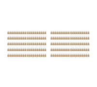 CENMEN Lot de 200 porte-clés carrés en bois sculpté - Environ 40 x 40 mm