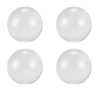 CENMEN Lot de 4 balles transparentes en acrylique de 60 mm - Cadeau de jonglage