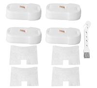 CENMEN Lot de 4 filtres de rechange pour aspirateur HZ2002 HZ2000 DuoClean PowerFins avec câble ultra léger