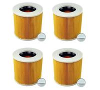 CENMEN Lot de 4 filtres pour aspirateur WD3 Premium WD2 WD3 WD1 MV3 MV2 3 P Kit d'extension contre la poussière fine