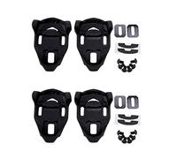 CENMEN Lot de 4 pédales de vélo de route en plastique noir pour pédale Time IClic/X-Presso