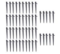 CENMEN Lot de 50 goutteurs à pointes réglables à 8 trous pour irrigation et serre, installation facile, facile à utiliser