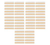 CENMEN Lot de 500 porte-clés vierges en bois brut avec gravure ronde en bois brut B