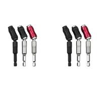CENMEN Lot de 6 porte-forets pivotants magnétiques, porte-embout pivotant magnétique, support d'embout de tournevis flexible à libération rapide A