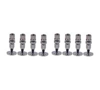 CENMEN Lot de 8 paires de mini pointes de haut-parleur audio portables M8 x 43 - Kit de réparation pour haut-parleurs - Support de fixation - Pin de choc - DIY pour système audio home cinéma